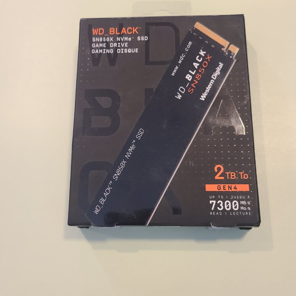 WD_Black 2TB Gaming Disque